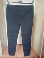 Spodnie jeggins dżins c&a proste 42 granat strecz