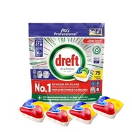 75x KAPSUŁKI DO ZMYWARKI CYTRYNA DREFT CYTRYNOWE NIEMIECKIE tabletki kostki