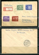 A53730)DDR 303 - 306 Satz-Brief in die BRD mit AK-Stempel