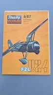 Mały Modelarz 6/1987 Samolot myśliwski PZL P.24 (nierozcięty)