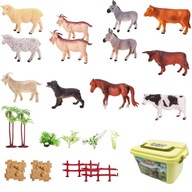 DUŻA FARMA Z FIGURKAMI ZWIERZĄT 57 EL. – WIEŚ XXL WOOPIE