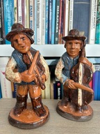 Para grajków, muzykantów Figurka Ceramiczna - Władysława Prucnal