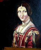 Piękna Kowalowa- W.Kowal wg L.da Vinci