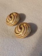 Eleganckie klipsy emaliowane