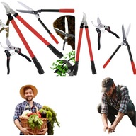 SEKATOR NOŻYCE DO GAŁĘZI ŻYWOPŁOTU KRZEWÓW OGRODOWY ZESTAW NARZĘDZI 3 SZT