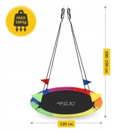 HUŚTAWKA WYTRZYMAŁA DLA DZIECI DUŻA MOCNA GRUBE LINKI BOCIANIE GNIAZDO XXL