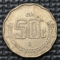 MEKSYK [1624]*50 centavo 1993 Herb, Ptak Orzeł (heraldyka)