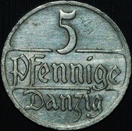 5 Fenigów 1923 WMG - ładny egzemplarz - ORYGINAŁ