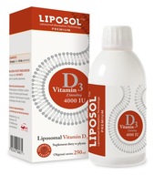 Liposol Liposomalna Witamina D3 4000 IU 250 ml