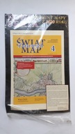 SWIAT DAWNYCH MAP Reprint z 1620 cz. 4