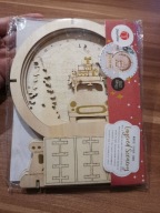 OBRAZEK PRZESTRZENNY 3D auto choinka zima święta