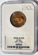 2 EURO PRÓBA POLSKIEGO EURO 2004 MS 65 GCN
