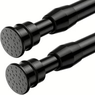 Drążek prysznicowy rozporowy 110-200 x 3,4 mm czarny