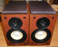 Kolumny stereo monitory 50W/6 ohm ciemny dąb