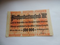 NIEMCY 500 000 MARK 1923