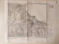 WIG (IWG) 1:100.000 - GDAŃSK 1921 - JEDEN Z PIERWSZYCH ARKUSZY WIG
