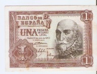Hiszpania 1 Peseta 1953 Francisco Franco (1936-1975)
