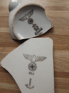 Część naczyń porcelanowych WWII Adler.