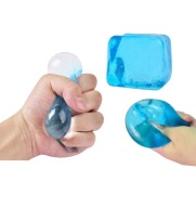 Gniotek ANTYSTRESOWY kostka lodu 4 kolory 5 cm SQUISHY MOCHI relaksujący