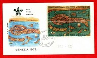 Watykan / Koperta FDC 598-601 ( Ratuj Wenecję ) 1972 r.