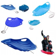 PLASTIKOWE SANKI ŚLIZG DO ZJEŻDŻANIA DLA DZIECI Z SZNURKIEM MUSZLA DUŻE