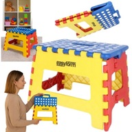 TABORET PODEST STOŁEK DLA DZIECI ANTYPOŚLIZGOWY 22CM DO 150KG WIELOKOLOROWY