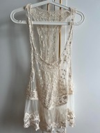 PAREO TUNIKA Narzutka w kwiaty Koronkowa ONE SIZE