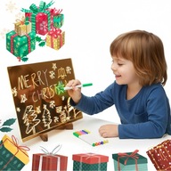 TABLICA LED 30X20 CM – 7 FLAMASTRÓW, ŚWIECĄCA, KREACJA, NAUKA, USB