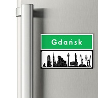 MAGNES TURYSTYCZNY Z PANORAMĄ GDAŃSK – PAMIĄTKA NA LODÓWKĘ