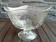 PATERA NA STOPIE ŻARDINIERA STRAWBERRY ZĄBKOWICE TRZEWIK DROST - SZKŁO PRL