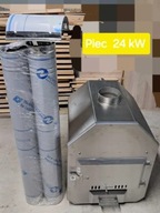 Piec do jacuzzi balii ogrodowej zew 24kW heksagon 2mm s304