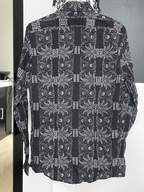 T KOSZULA REJS BAWEŁNA CZERŃ BIEL AZTECKIE WZORY