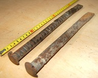 PRZECINAK PŁASKI MAJEL STARY KOMPLET 2 SZTUKI Z PRL zobacz