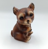 Miś z porcelany - stara vintage japońska porcelana figurka 11cm Niedźwiedź