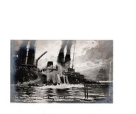 Okręt Wojenny Pocztówka