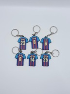 Breloki z gwiazdami futbolu | Brelok personalizowany 3D | brelok z imieniem