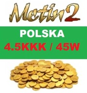 METIN2 POLSKA 4.5KKK YANG 45 WON 45W WONY MT2 YANGI PL