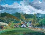 WOŚP - obraz „Górski pejzaż"