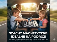 Magnetyczne Szachy i Warcaby 2w1 – Kompaktowy Zestaw Podróżny | Prezent
