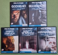 SEANSE POD NAPIĘCIEM 5 DVD GODSEND ZGROMADZENIE BEZSENNOŚĆ ZAWÓD ZABÓJCA