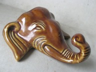 MIROSTOWICE ~ PRUSZKÓW ? WAZON na ŚCIANĘ do zawieszenia SŁOŃ trąba w GÓRZE