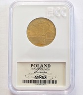 2 ZŁOTE 2005 KOŁOBRZEG / MS68 GCN
