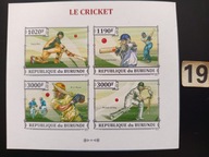 Sport , krykiet , Burundi MNH cięty