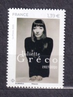 FRANCJA** Juliette Greco, piosenkarka i aktorka Mi 9016