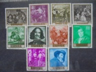 Hiszpania Mi. 1135-44** Pamięci Valazqueza