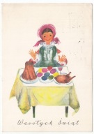 WIELKANOC CZARNECKA GOSPODYNI ŚWIĄTECZNY STÓŁ PRL