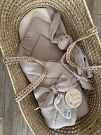 Oh Buba sukienka kremowa z koronką na roczek rozm 80cm