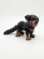 Breloczek Rottweiler z długim ogonem - Brelok Druk 3D