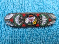 Stara broszka - Millefiori.