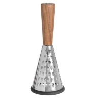 Tarka stożkowa Ø 11cm wygodna z rączką akacjową PREMIUM- Maku Kitchen life